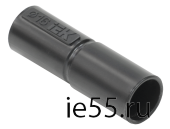 Муфта труба-труба GI16G IEK черный