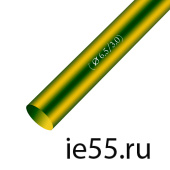 Термоусадочная трубка d.  8,0 жел/зел (100 м./уп)