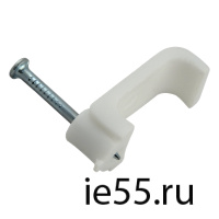 Cкоба крепёжная  4 мм 1/100шт/пакет (квадр) ЭНЕРГ
