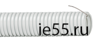 Труба гофр.ПВХ d 63 с зондом (15 м) ИЭК